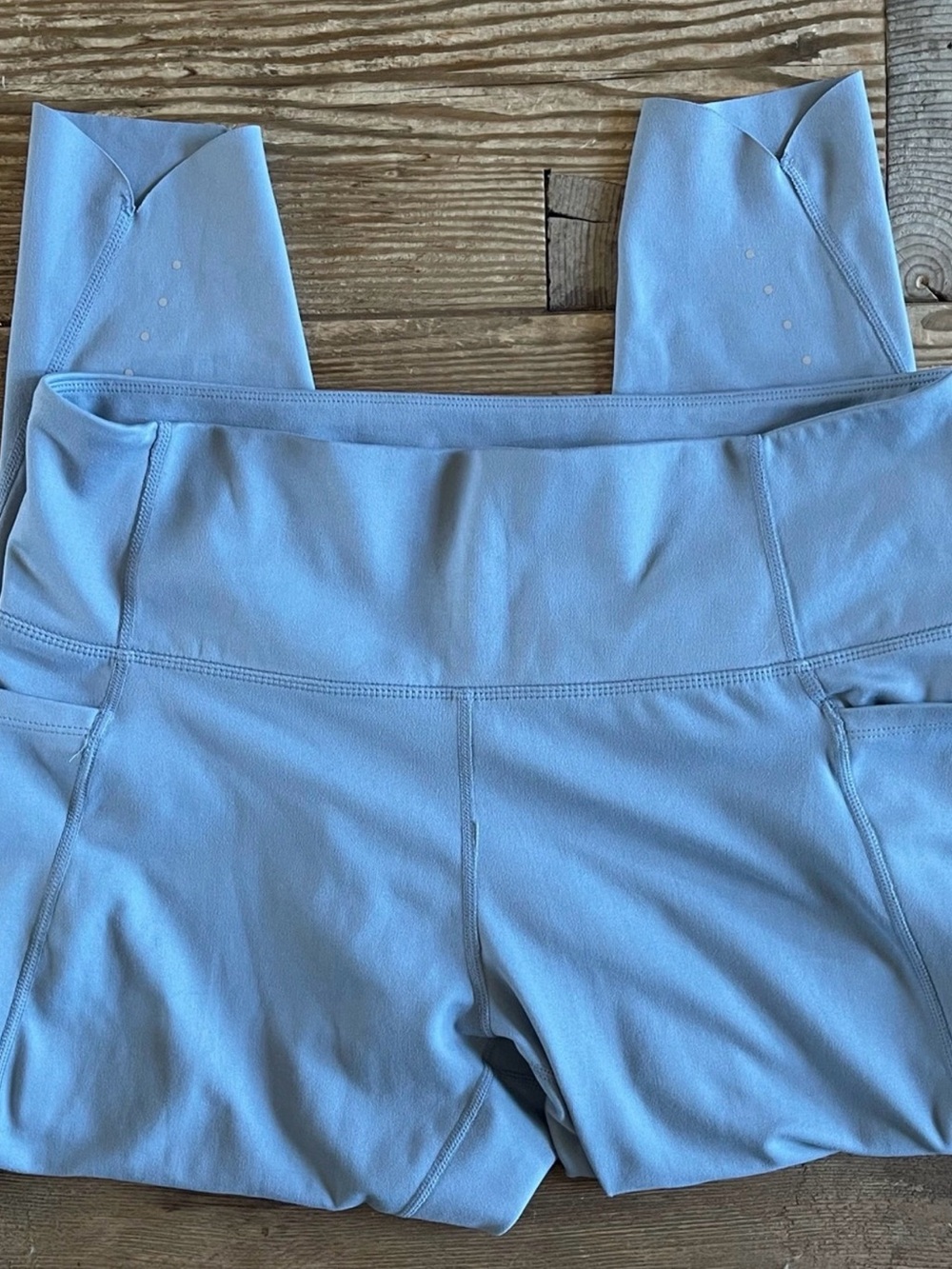 Danskin Blue High Rise Pocket 7/8 Leggings Women’s XL